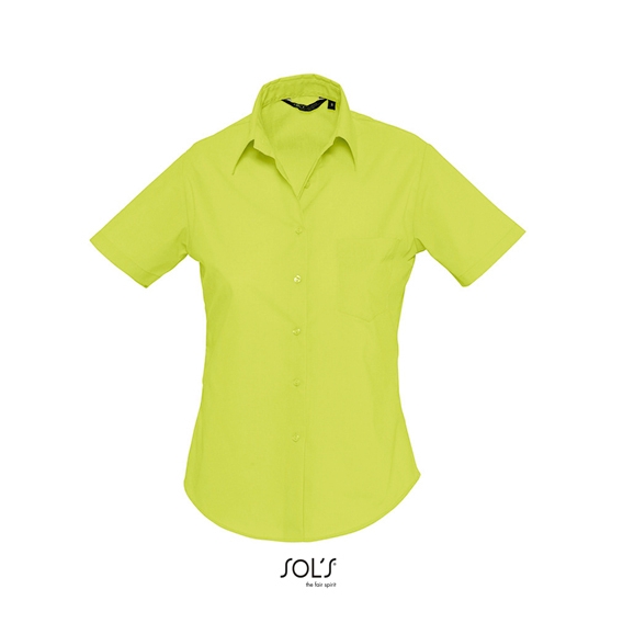 Popeline-Blouse Escape Shortsleeve