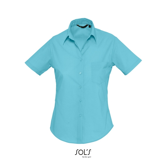 Popeline-Blouse Escape Shortsleeve