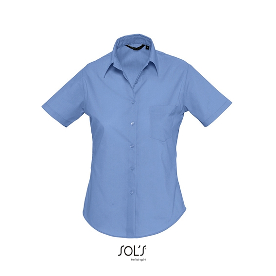 Popeline-Blouse Escape Shortsleeve