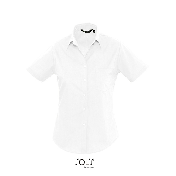 Popeline-Blouse Escape Shortsleeve