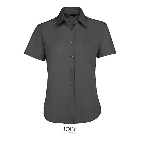 Popeline-Blouse Escape Shortsleeve