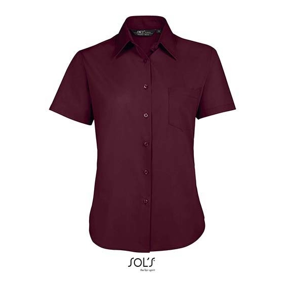 Popeline-Blouse Escape Shortsleeve