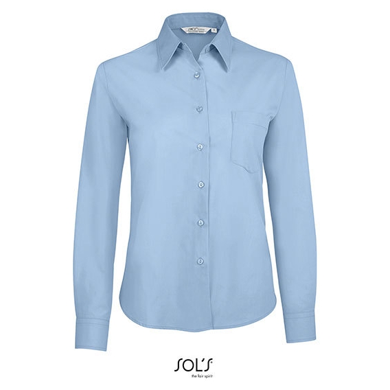 Popeline-Blouse Executive Longsleeve