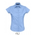 Ladies` Stretch-Blouse Excess Shortsleeve