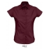 Ladies` Stretch-Blouse Excess Shortsleeve