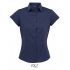 Ladies` Stretch-Blouse Excess Shortsleeve