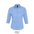 Ladies` Stretch-3/4-Sleeve Blouse Effect