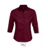 Ladies` Stretch-3/4-Sleeve Blouse Effect