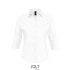 Ladies` Stretch-3/4-Sleeve Blouse Effect