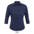 Ladies` Stretch-3/4-Sleeve Blouse Effect