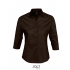 Ladies` Stretch-3/4-Sleeve Blouse Effect