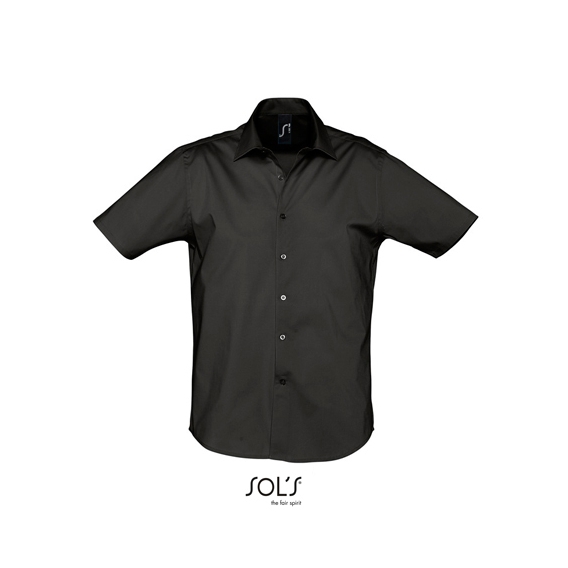 Men`s Stretch-Shirt Broadway Shortsleeve