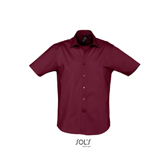 Men`s Stretch-Shirt Broadway Shortsleeve