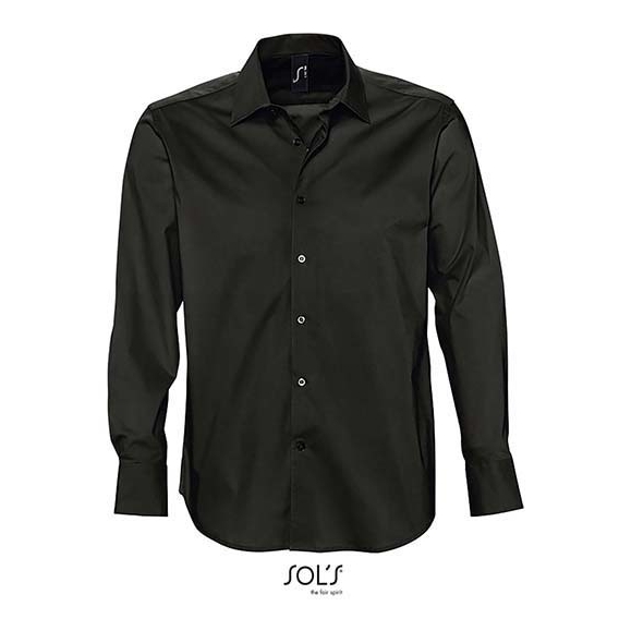 Men`s Stretch-Shirt Brighton Longsleeve