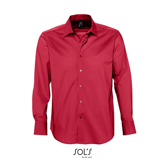 Men`s Stretch-Shirt Brighton Longsleeve