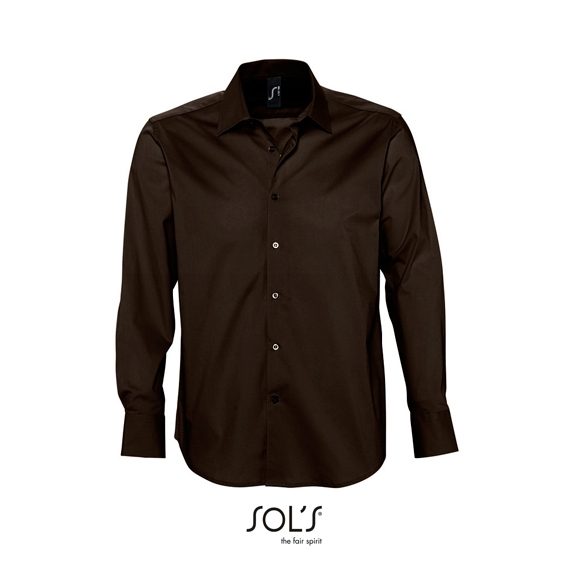 Men`s Stretch-Shirt Brighton Longsleeve