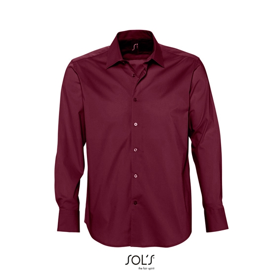 Men`s Stretch-Shirt Brighton Longsleeve