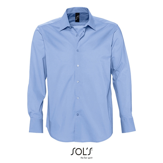 Men`s Stretch-Shirt Brighton Longsleeve