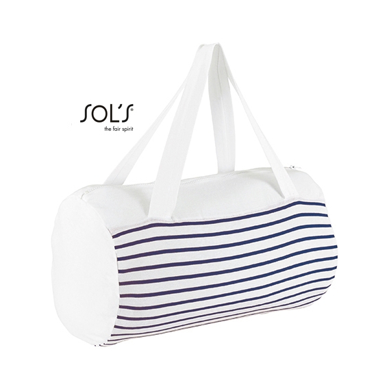 Striped Jersey Duffel Bag Sunset