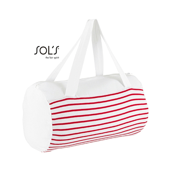 Striped Jersey Duffel Bag Sunset
