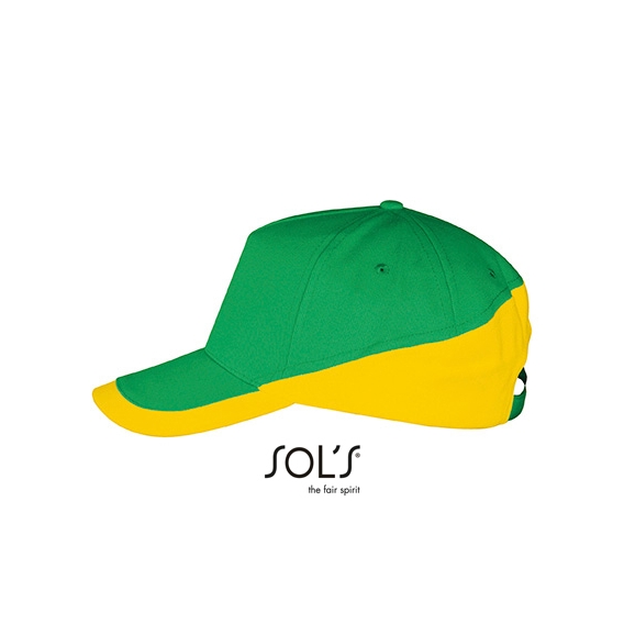 5 Panels Contrasted Cap Booster