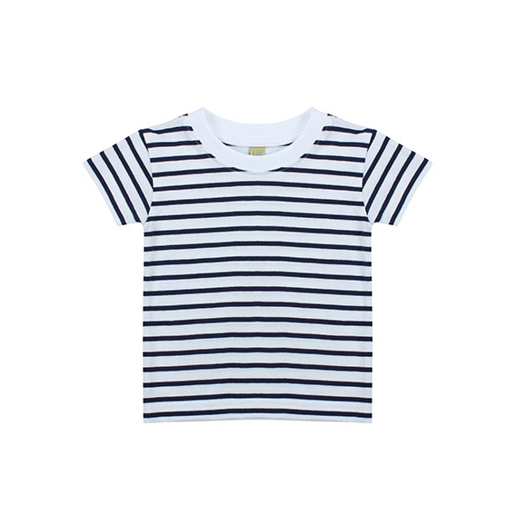 Short Sleeved Stripe T Shirt