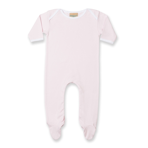 Contrast Long Sleeved Sleepsuit