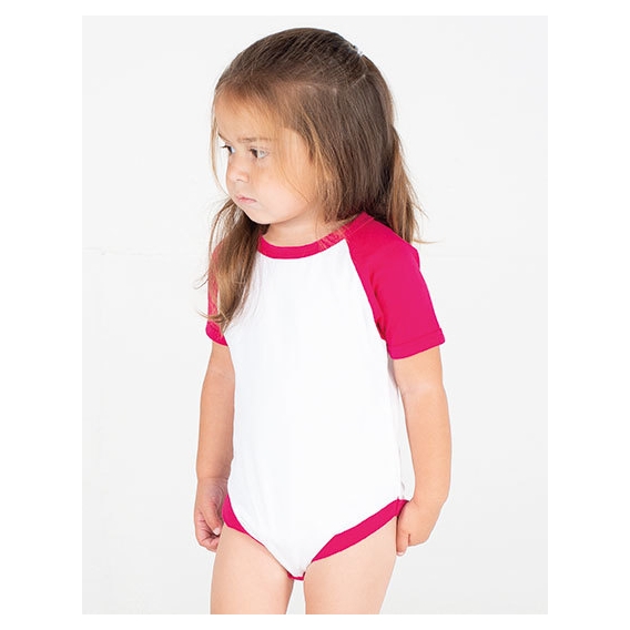 Essential Short Sleeved Baseball Bodysuit