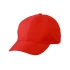 6-Panel Polyester Peach Cap