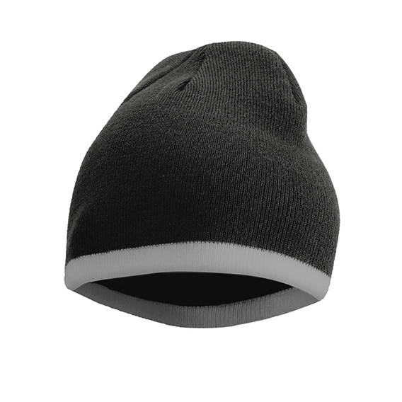 Beanie with Contrasting Border