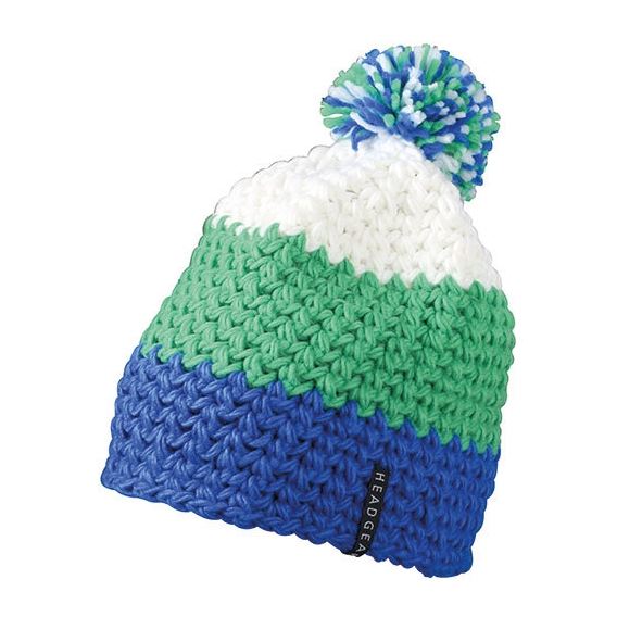 Crocheted Cap with Pompon