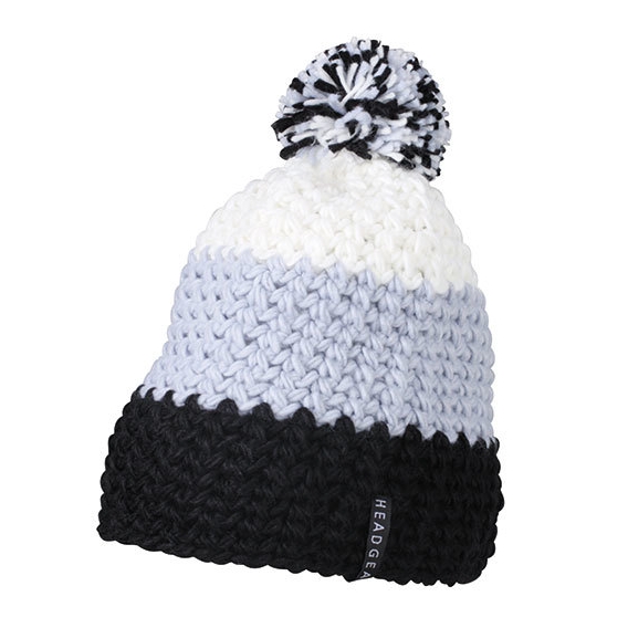 Crocheted Cap with Pompon