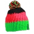 Crocheted Cap with Pompon