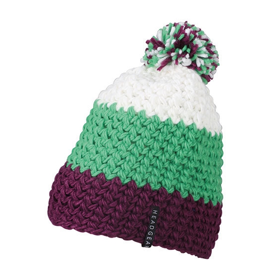 Crocheted Cap with Pompon
