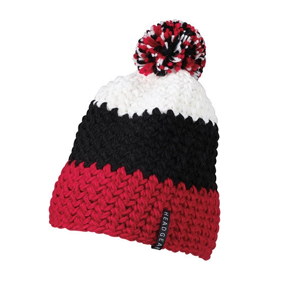 Crocheted Cap with Pompon