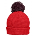 Pompon Hat with Brim