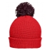 Pompon Hat with Brim