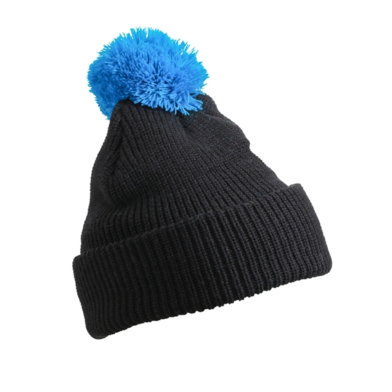 Pompon Hat with Brim