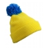 Pompon Hat with Brim