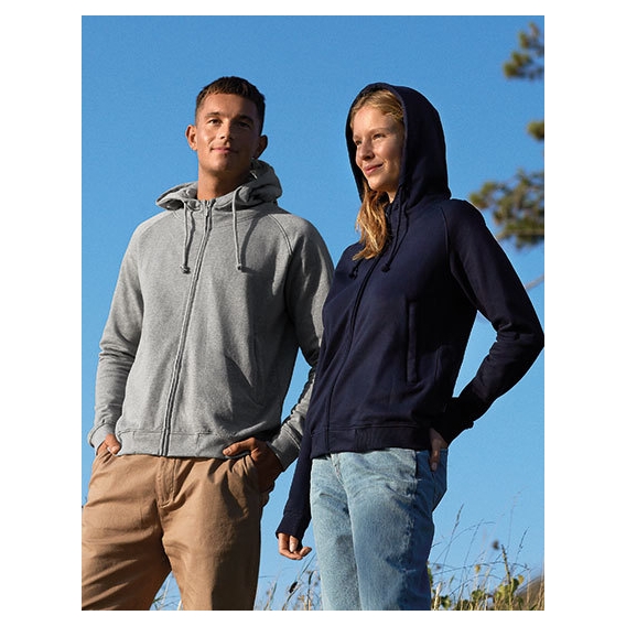 Unisex Hoodie with Hidden Zip