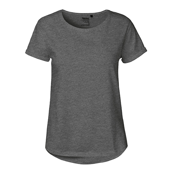 Ladies` Roll Up Sleeve T-Shirt
