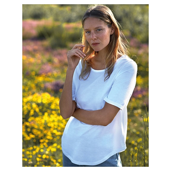 Ladies` Half Sleeve T-Shirt
