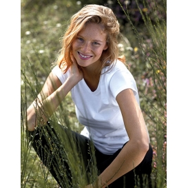 Ladies` V-neck T-Shirt