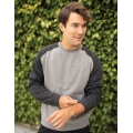Men `Lightweight Fitted Raglan Crew