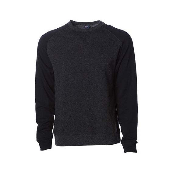 Men`s Lightweight Fitted Raglan Crew
