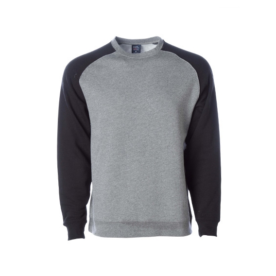 Men`s Lightweight Fitted Raglan Crew