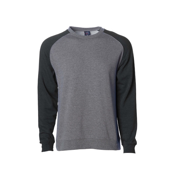 Men`s Lightweight Fitted Raglan Crew
