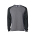 Men`s Lightweight Fitted Raglan Crew