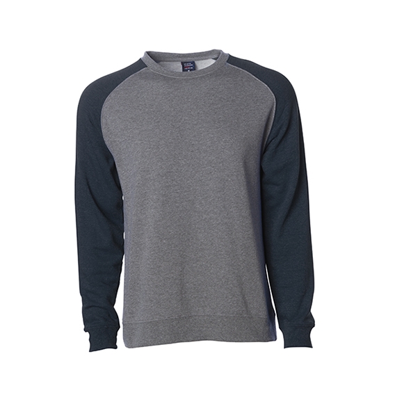 Men`s Lightweight Fitted Raglan Crew