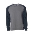 Men`s Lightweight Fitted Raglan Crew